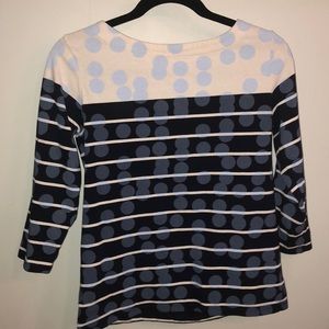 Patterned long sleeve shirt
